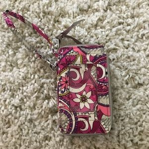 Vera Bradley wristlet with ID holder